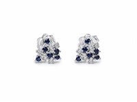 Earrings Comete Woman in Gold Zaffiro ORB 531